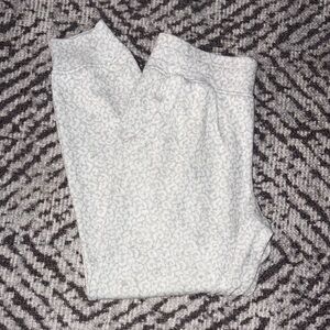 Liverpool White Patterned Joggers